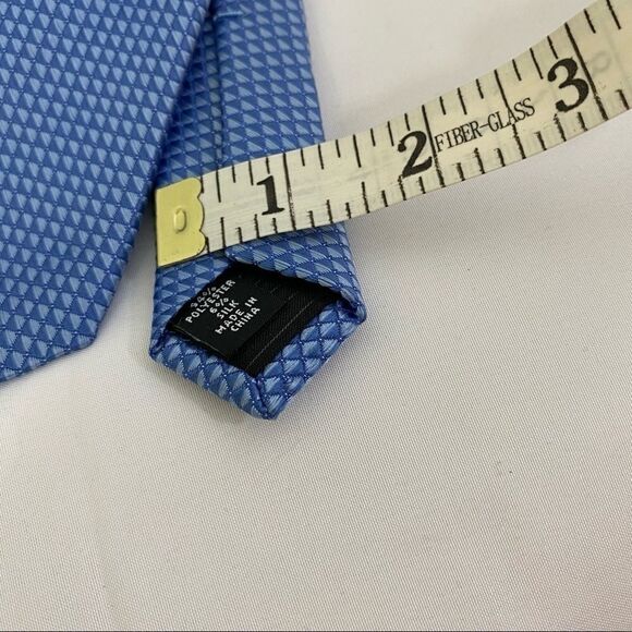 Alfani Men’s Slim Tie Butler Mini Style Light Blue - Picture 4 of 5